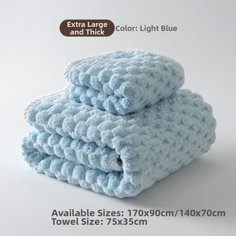 Set od tri ručnika za kupanje, poliesterska vlakna, 150D pređa, ravno tkanje