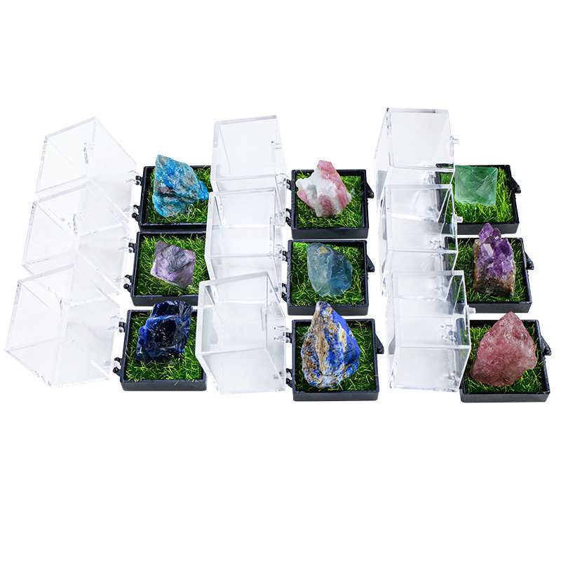 Kristal od sirovog kamena, mini krajolik ukras, moderni minimalistički stil, edukativni poklon djeci