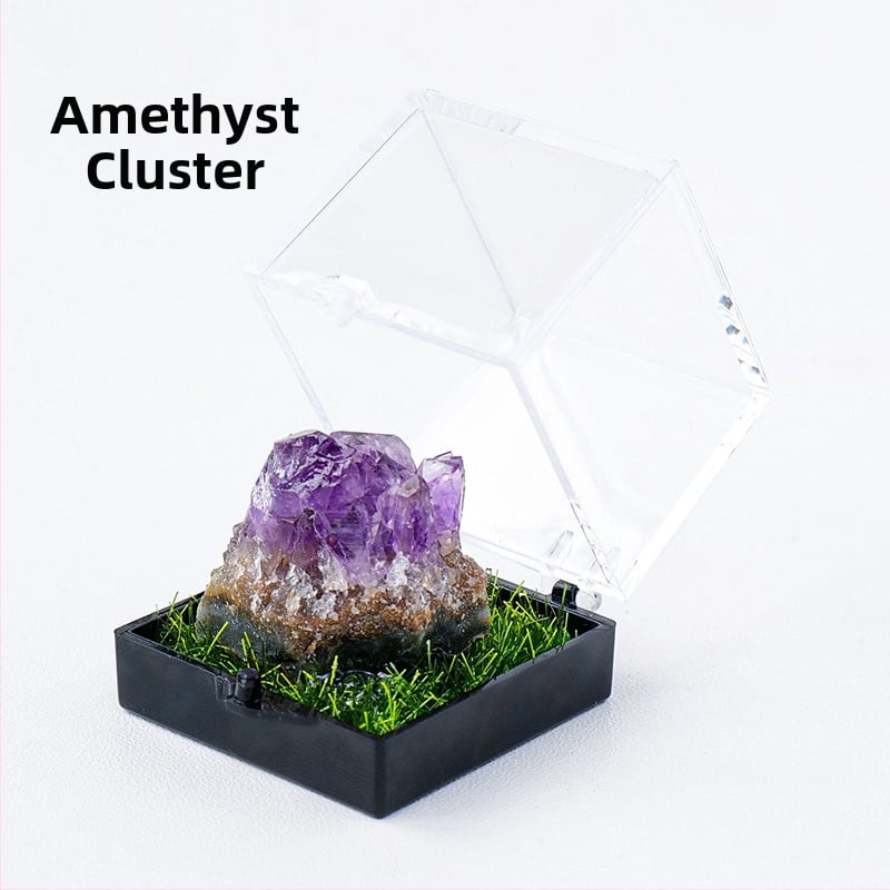 Kristal od sirovog kamena, mini krajolik ukras, moderni minimalistički stil, edukativni poklon djeci