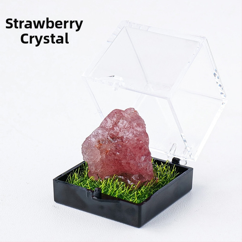 Kristal od sirovog kamena, mini krajolik ukras, moderni minimalistički stil, edukativni poklon djeci