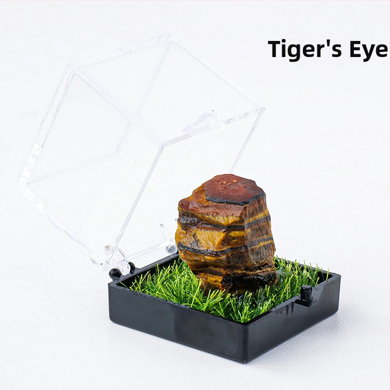 Kristal od sirovog kamena, mini krajolik ukras, moderni minimalistički stil, edukativni poklon djeci