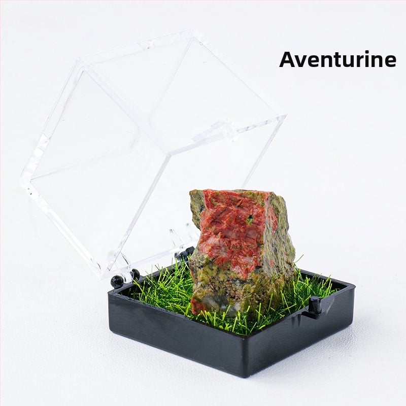 Kristal od sirovog kamena, mini krajolik ukras, moderni minimalistički stil, edukativni poklon djeci