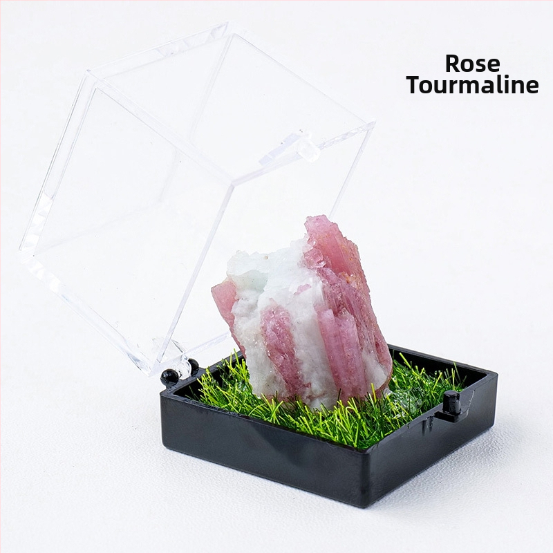 Kristal od sirovog kamena, mini krajolik ukras, moderni minimalistički stil, edukativni poklon djeci