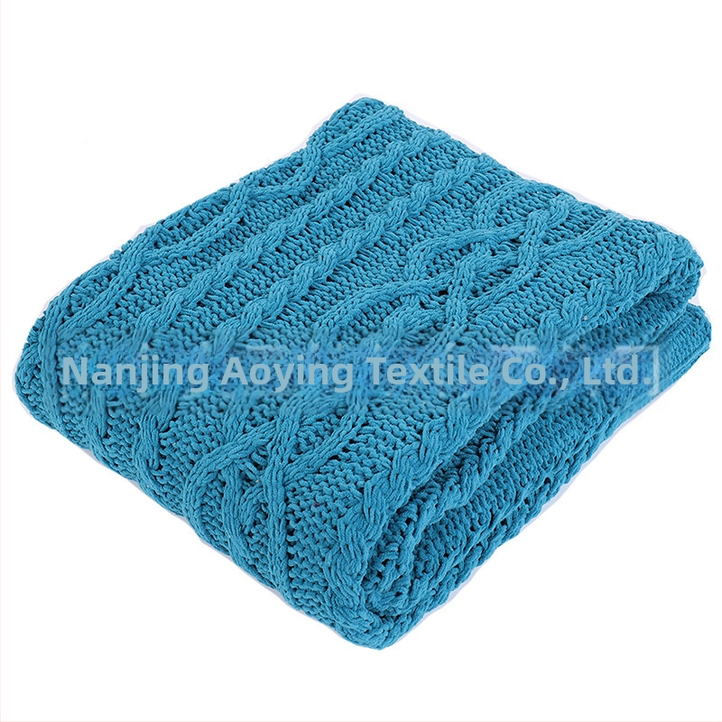 Chenille deka za kauč, polyester, težina oko 840 g, pogodno za sva godišnja doba, mogućnost prilagodbe
