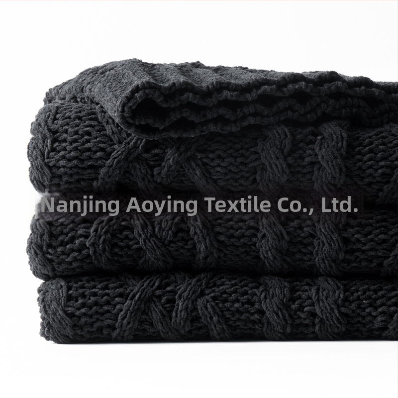 Chenille deka za kauč, polyester, težina oko 840 g, pogodno za sva godišnja doba, mogućnost prilagodbe