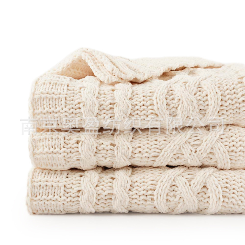 Chenille deka za kauč, polyester, težina oko 840 g, pogodno za sva godišnja doba, mogućnost prilagodbe