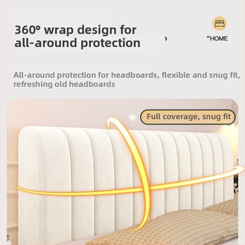 Husă pentru marginea patului – fleece de lapte, cusută, anti-coliziune, protecție împotriva prafului pentru toate sezoanele