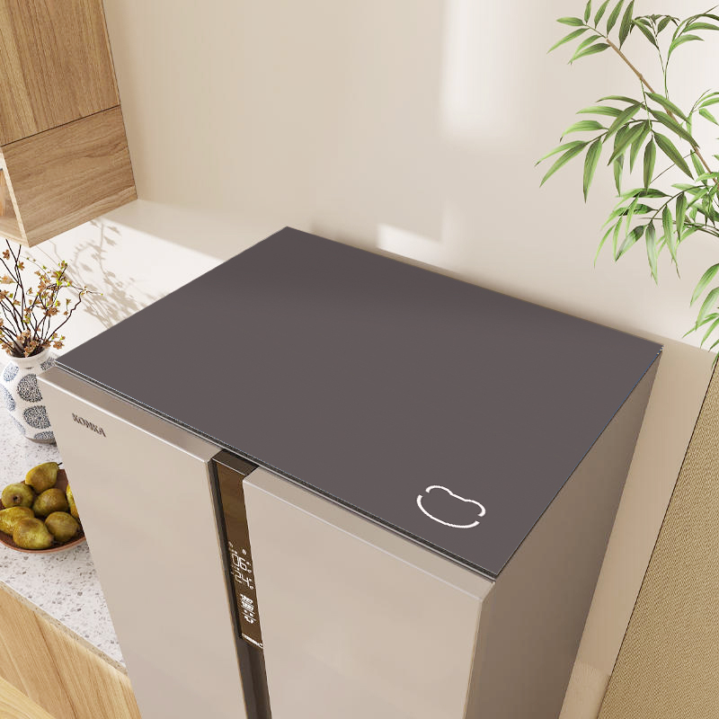 Tolmukaitse kate külmikule ja pesumasinale, topkate kahe ukse jaoks, siidilillede kangas, üldotstarbeline