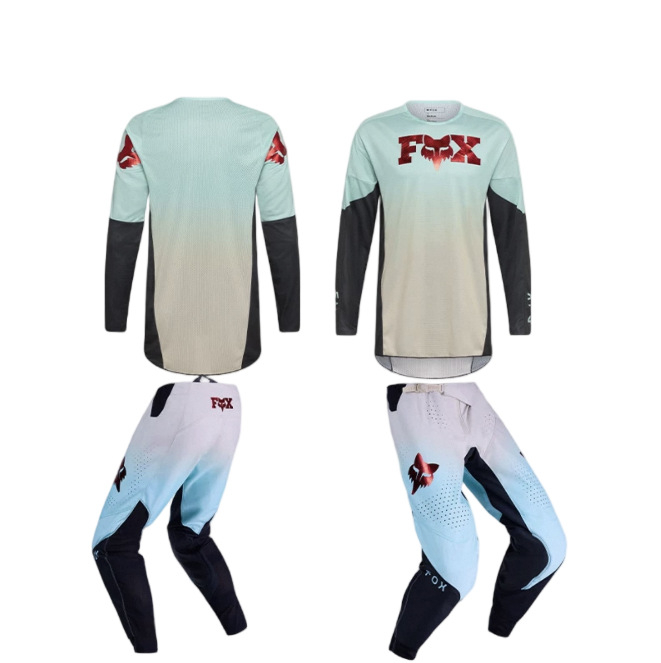 Downhill dviračių komplektas kalnų dviračių sportui — greitai džiūsta, kvėpuojantis, prakaito šalinimas, poliesterio audinys, universalus (vyrai ir moterys)