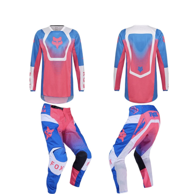 Downhill dviračių komplektas kalnų dviračių sportui — greitai džiūsta, kvėpuojantis, prakaito šalinimas, poliesterio audinys, universalus (vyrai ir moterys)