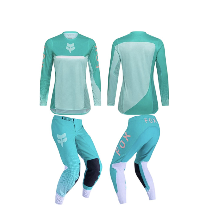 Downhill dviračių komplektas kalnų dviračių sportui — greitai džiūsta, kvėpuojantis, prakaito šalinimas, poliesterio audinys, universalus (vyrai ir moterys)