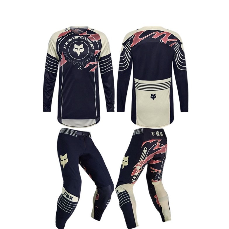 Downhill dviračių komplektas kalnų dviračių sportui — greitai džiūsta, kvėpuojantis, prakaito šalinimas, poliesterio audinys, universalus (vyrai ir moterys)