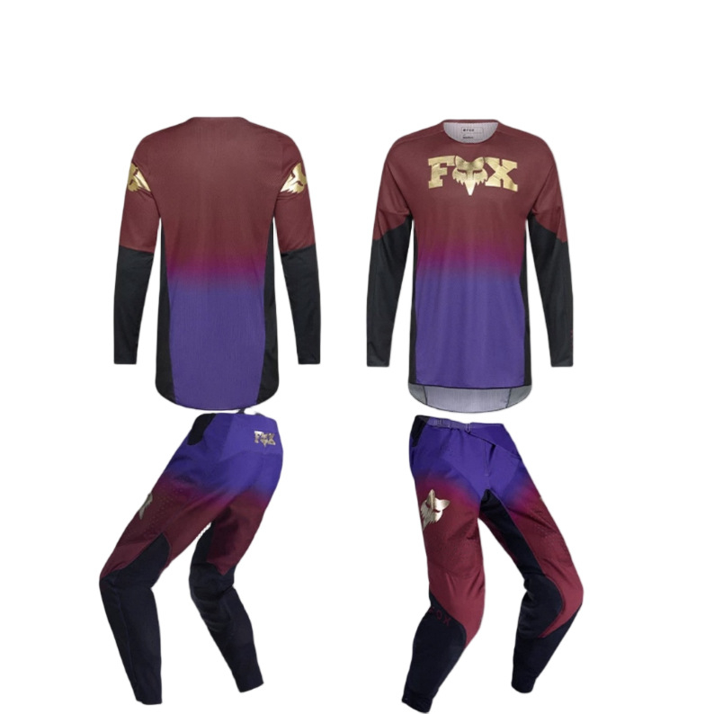 Downhill dviračių komplektas kalnų dviračių sportui — greitai džiūsta, kvėpuojantis, prakaito šalinimas, poliesterio audinys, universalus (vyrai ir moterys)