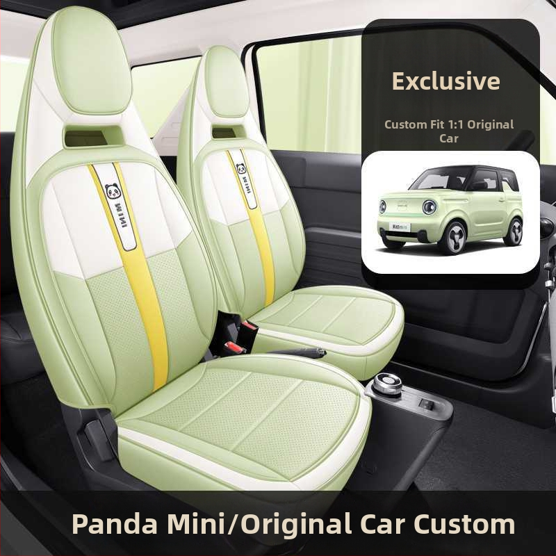 Калъф за седалка Geely Panda Mini • Материал: кожа • Персонализация: Да • Спецификации: специализирано покритие за автомобил • Модели: Geely Panda Mini • Клас: 1