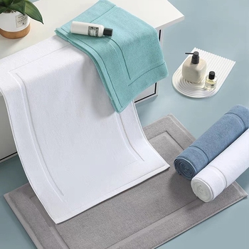 Japanski stil mini pamukasti kupaonski prostirac, 240 g upijajući, veličine 60×40 cm ili 80×50 cm