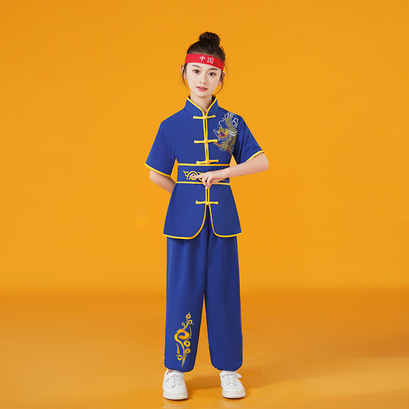 Vaikų Taiji pasirodymo kostiumas, unisex, audinys 98% spandeksas ir pamušalas 98%