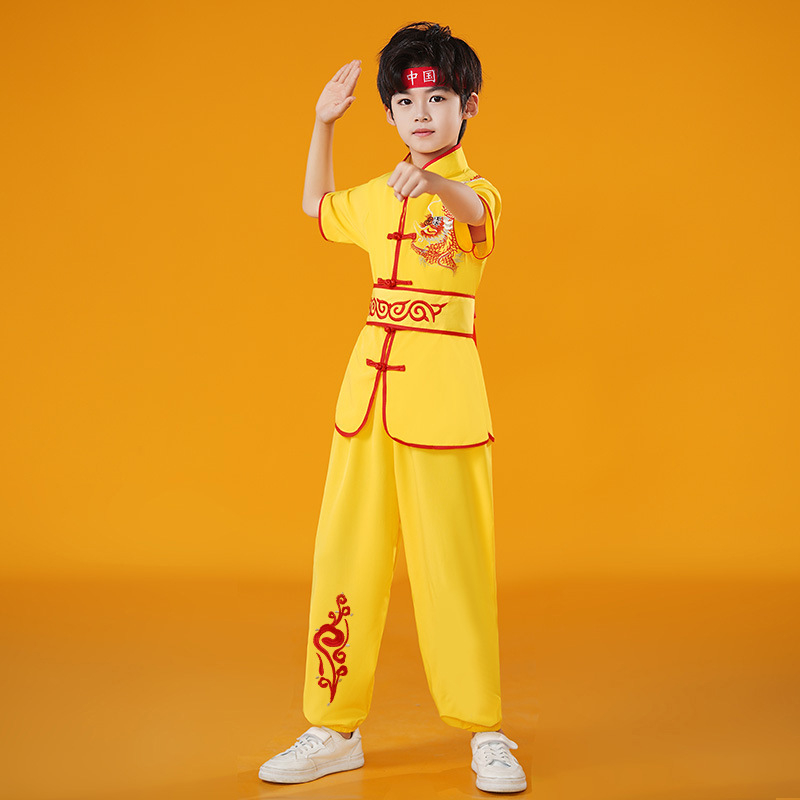 Vaikų Taiji pasirodymo kostiumas, unisex, audinys 98% spandeksas ir pamušalas 98%