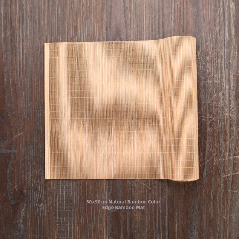 Μπαμπού ματ για τσάι με περιμετρικό ράψιμο, μόνωση τσαγιού, προσαρμογή με λογότυπο, κυκλοφορία 2024
