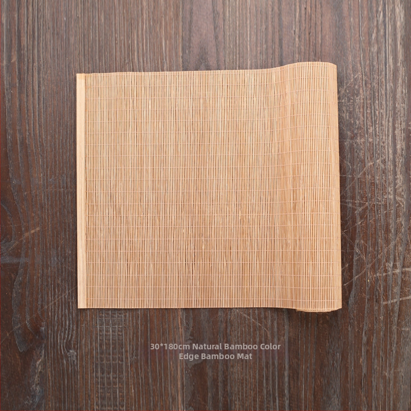 Μπαμπού ματ για τσάι με περιμετρικό ράψιμο, μόνωση τσαγιού, προσαρμογή με λογότυπο, κυκλοφορία 2024