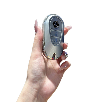 Mercedes-Benz atslēgas vāciņš modeļiem C-Class, E-Class, C260L, E300L, GLC300/260, S-Class un GLE — āda ar eļļas un vasku apstrādi