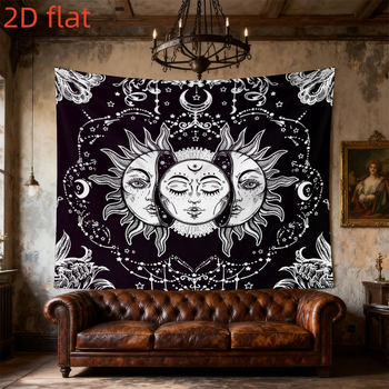 Poliesterska tapiserija za zid s motivom ljudske figure, nordijskog stila, pravokutnog oblika, pogodna za dnevni boravak, spavaću sobu i studij.