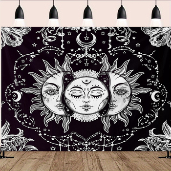 Poliesterska tapiserija za zid s motivom ljudske figure, nordijskog stila, pravokutnog oblika, pogodna za dnevni boravak, spavaću sobu i studij.