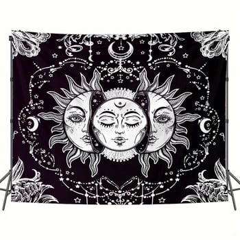 Poliesterska tapiserija za zid s motivom ljudske figure, nordijskog stila, pravokutnog oblika, pogodna za dnevni boravak, spavaću sobu i studij.