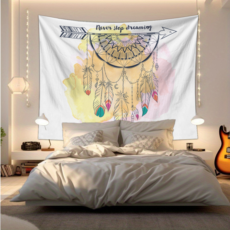 Poliesterska tapiserija za zid s motivom ljudske figure, nordijskog stila, pravokutnog oblika, pogodna za dnevni boravak, spavaću sobu i studij.