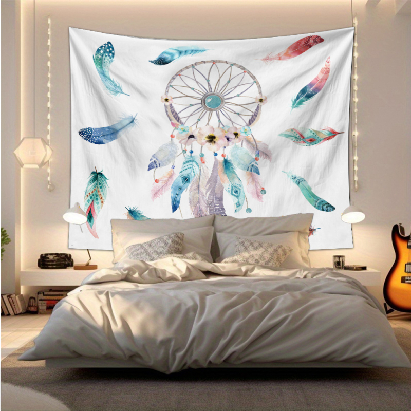 Poliesterska tapiserija za zid s motivom ljudske figure, nordijskog stila, pravokutnog oblika, pogodna za dnevni boravak, spavaću sobu i studij.