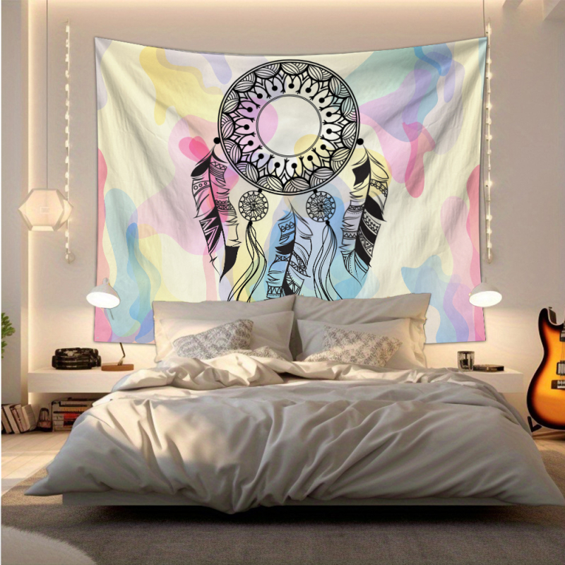 Poliesterska tapiserija za zid s motivom ljudske figure, nordijskog stila, pravokutnog oblika, pogodna za dnevni boravak, spavaću sobu i studij.