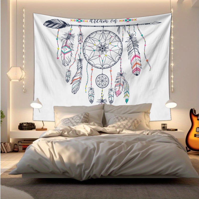 Poliesterska tapiserija za zid s motivom ljudske figure, nordijskog stila, pravokutnog oblika, pogodna za dnevni boravak, spavaću sobu i studij.