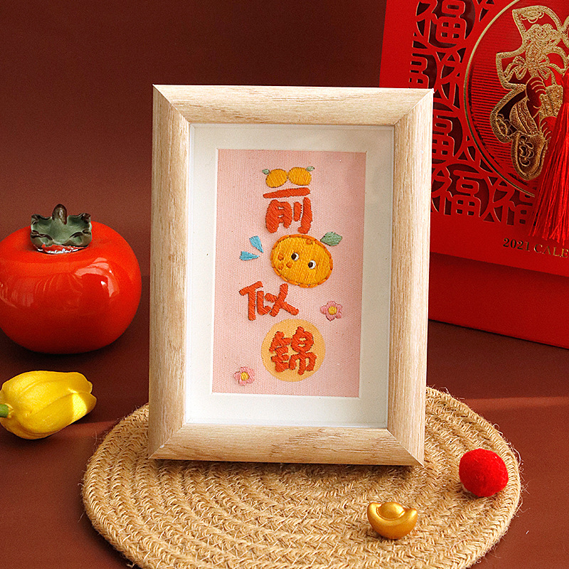 Krusta šūšanas komplekts – lina audums, motīvs karikatūra/animēta, Jaunais ķīniešu stila šūšanai