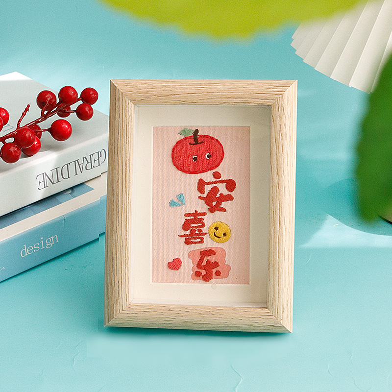 Krusta šūšanas komplekts – lina audums, motīvs karikatūra/animēta, Jaunais ķīniešu stila šūšanai