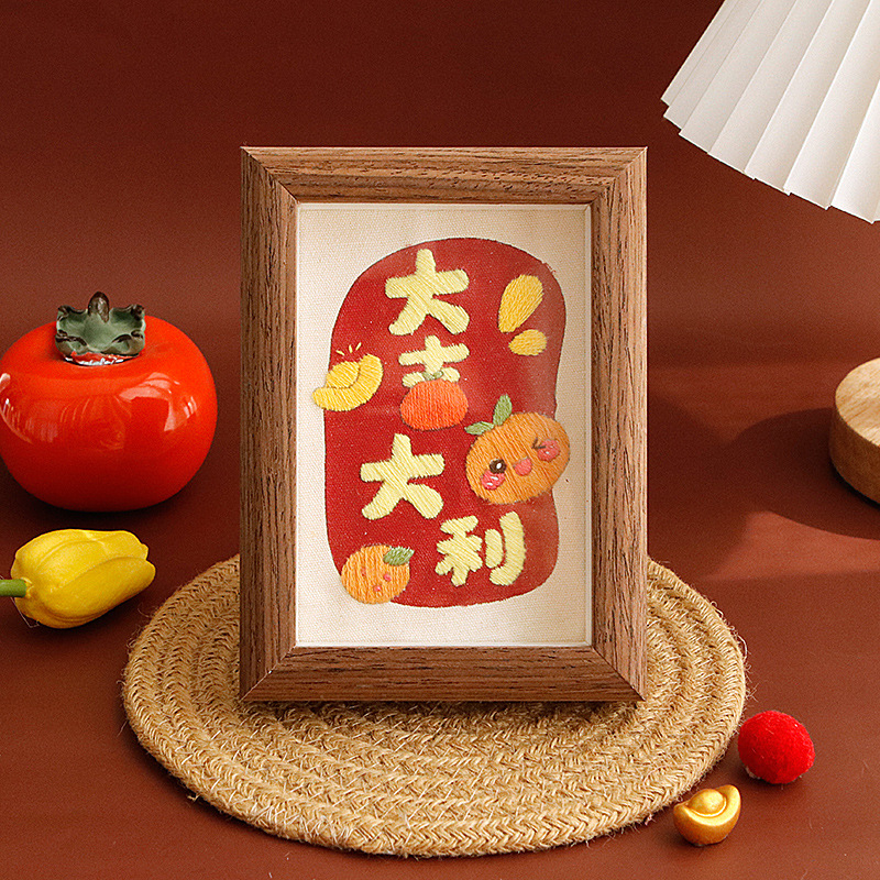 Krusta šūšanas komplekts – lina audums, motīvs karikatūra/animēta, Jaunais ķīniešu stila šūšanai