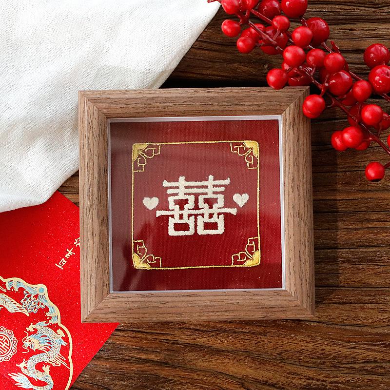 Krusta šūšanas komplekts – lina audums, motīvs karikatūra/animēta, Jaunais ķīniešu stila šūšanai