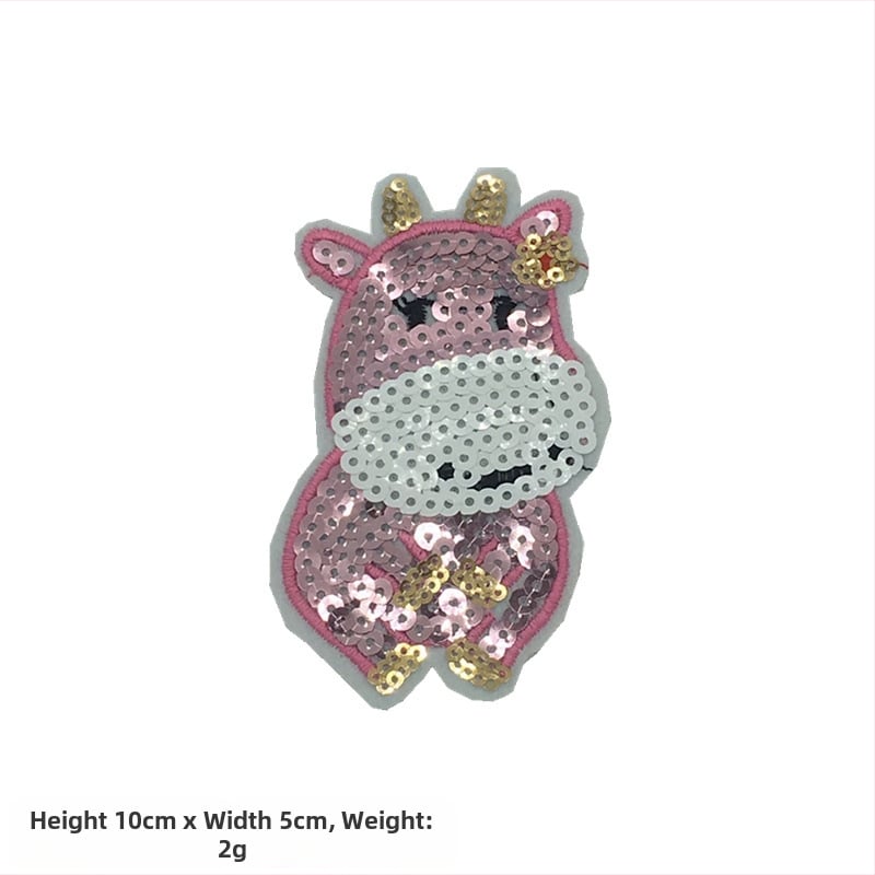 Снежен човек апликация – бродерия с мъниста и пайети за коледна украса, DIY аксесоари (Материал: бродерия с мъниста и пайети; Приложение: Друго; Марка: Друго)