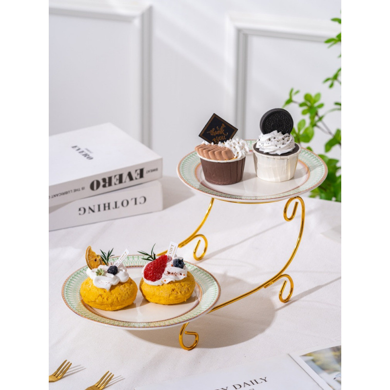 Gyümölcskosár kijelző állvány - többszintes desszert és sütemény tároló, modern egyszerű stílus, Unique márka, 2023-ban bemutatva, licenc Guangdong xk16-204-01508