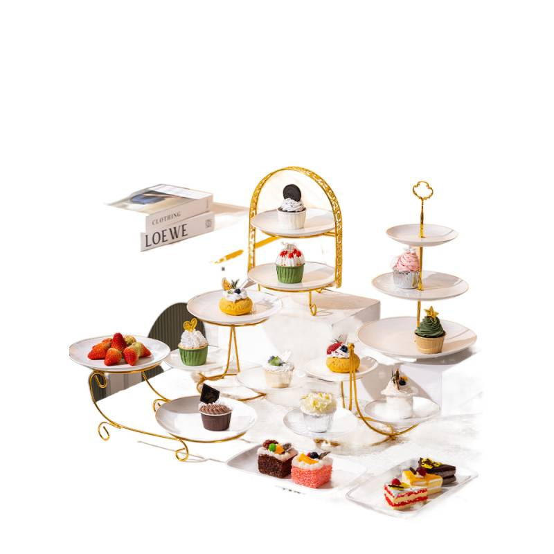 Gyümölcskosár kijelző állvány - többszintes desszert és sütemény tároló, modern egyszerű stílus, Unique márka, 2023-ban bemutatva, licenc Guangdong xk16-204-01508