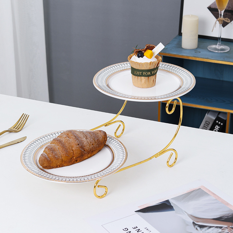 Gyümölcskosár kijelző állvány - többszintes desszert és sütemény tároló, modern egyszerű stílus, Unique márka, 2023-ban bemutatva, licenc Guangdong xk16-204-01508