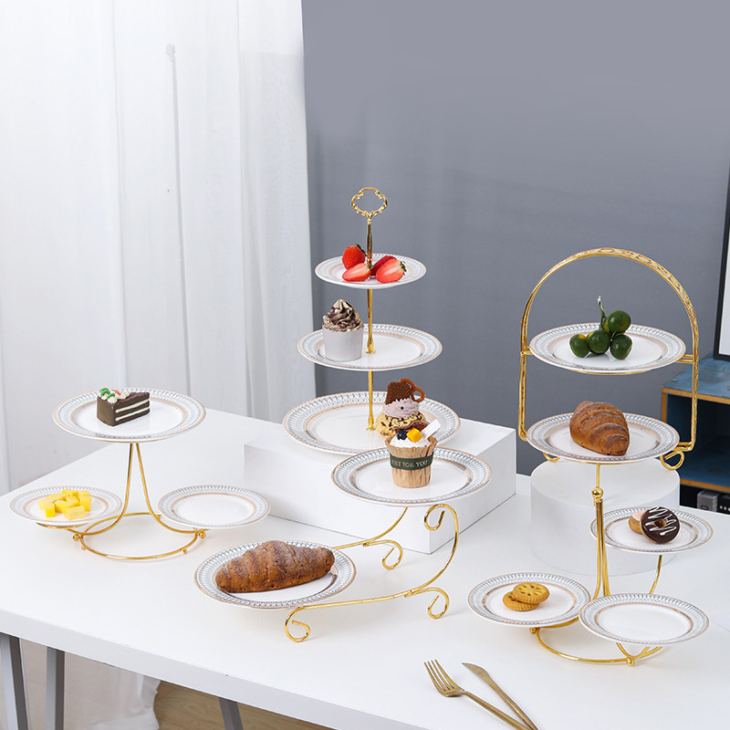 Gyümölcskosár kijelző állvány - többszintes desszert és sütemény tároló, modern egyszerű stílus, Unique márka, 2023-ban bemutatva, licenc Guangdong xk16-204-01508