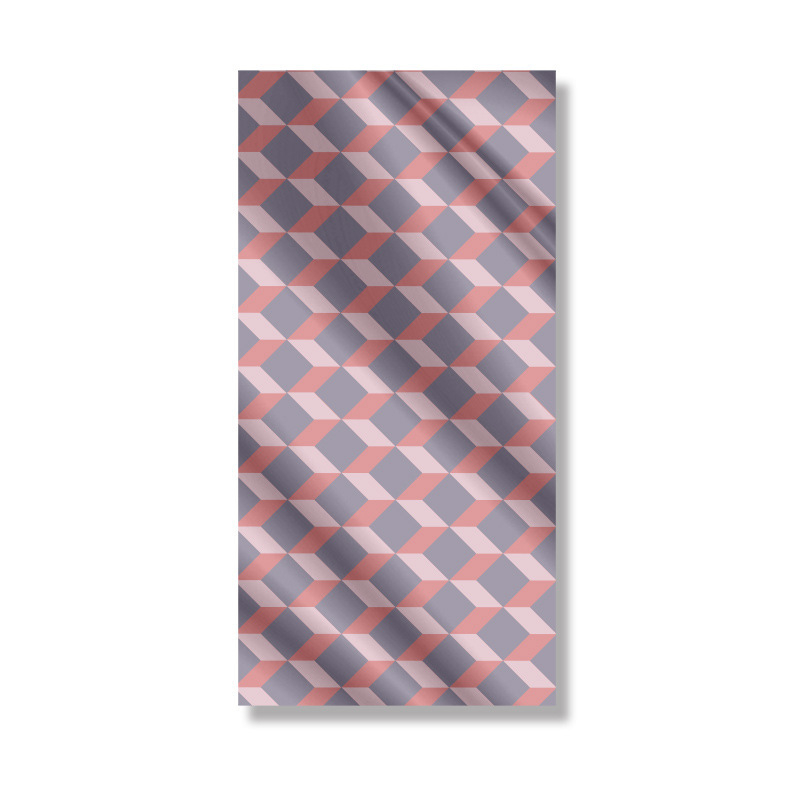 Microfiber plažni ručnik s otiskom, brzo suši, za plivanje i kupanje, dvostrani baršunasti osjećaj.