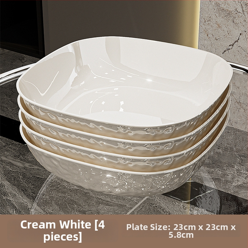 Műanyag gyümölcstál kalapált textúrával és pillangócsomó mintával, könnyed luxus retro stílus