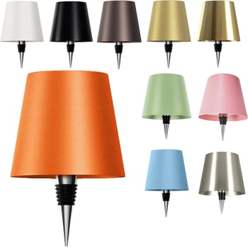 Vyno butelio formos stalo lempa, kūrybingas plastikinis korpusas, USB įkrovimas, ambientinis apšvietimas, RGB trijų spalvų reguliavimas prisilietimu