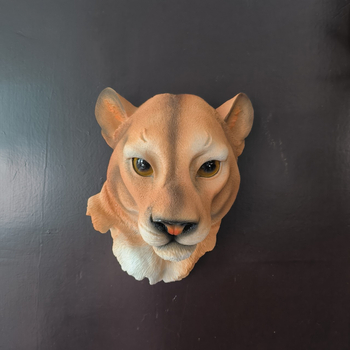 Farkasfej falikép – természetes gyanta anyagból, állatmotívum