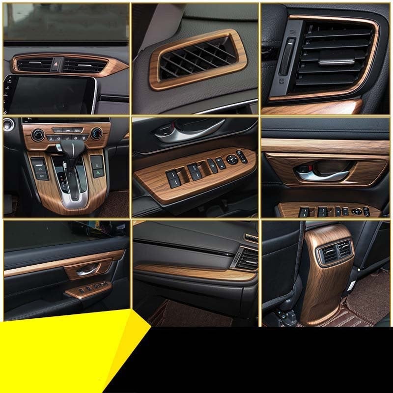 Tanglian hottop Honda CR-V 5-os kartos interjero komplektas su medžio rašto apdaila, pilnas automobilio vidaus komplektas
