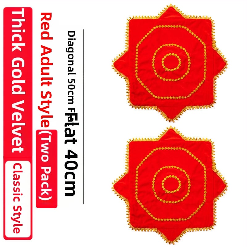 Pereche de batiste octagonală pentru dansul Yangge din nord-est, accesorii de dans pentru copii și examene de dans pentru adulți