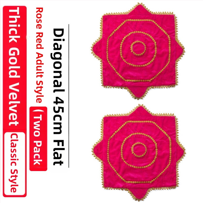 Pereche de batiste octagonală pentru dansul Yangge din nord-est, accesorii de dans pentru copii și examene de dans pentru adulți