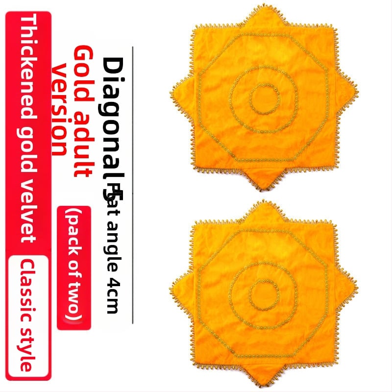 Pereche de batiste octagonală pentru dansul Yangge din nord-est, accesorii de dans pentru copii și examene de dans pentru adulți