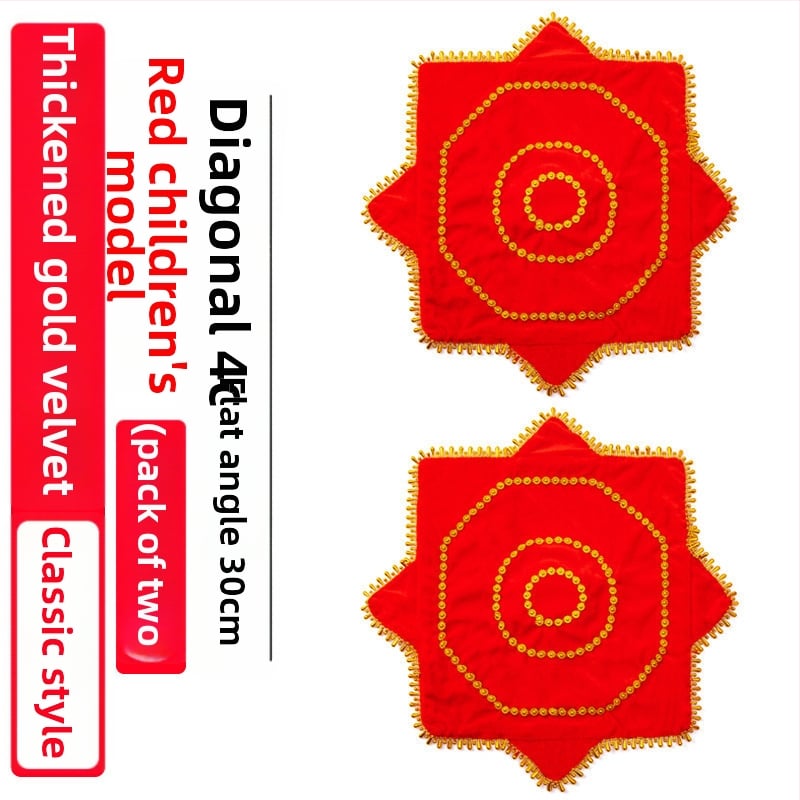 Pereche de batiste octagonală pentru dansul Yangge din nord-est, accesorii de dans pentru copii și examene de dans pentru adulți