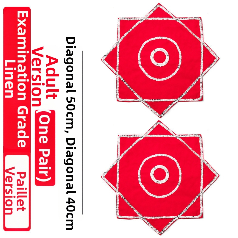 Pereche de batiste octagonală pentru dansul Yangge din nord-est, accesorii de dans pentru copii și examene de dans pentru adulți